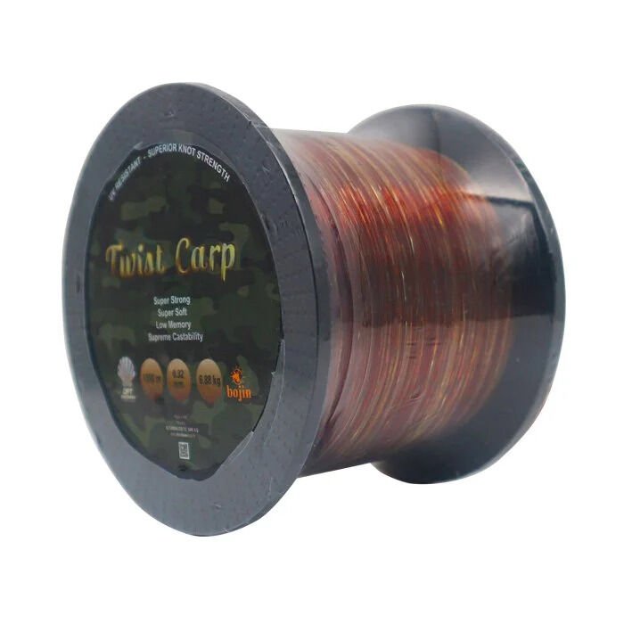 DFT Bojin TwistCarp Kahve-Yşil 1000m 0.32mm Misina