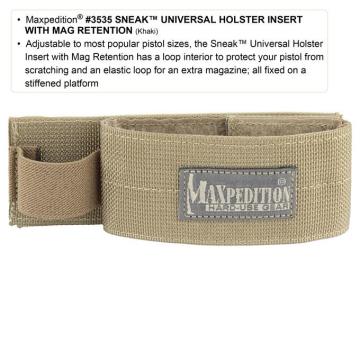 Maxpedition Sneak Universal Holster With Mag 3535K