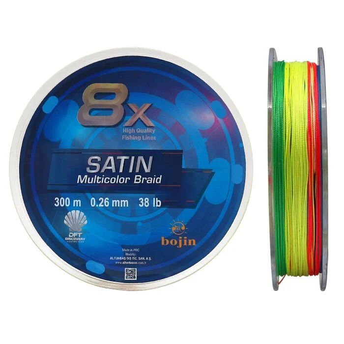 DFT Bojin 8X Satin M.Color İp Misina 0.26 mm 300 m