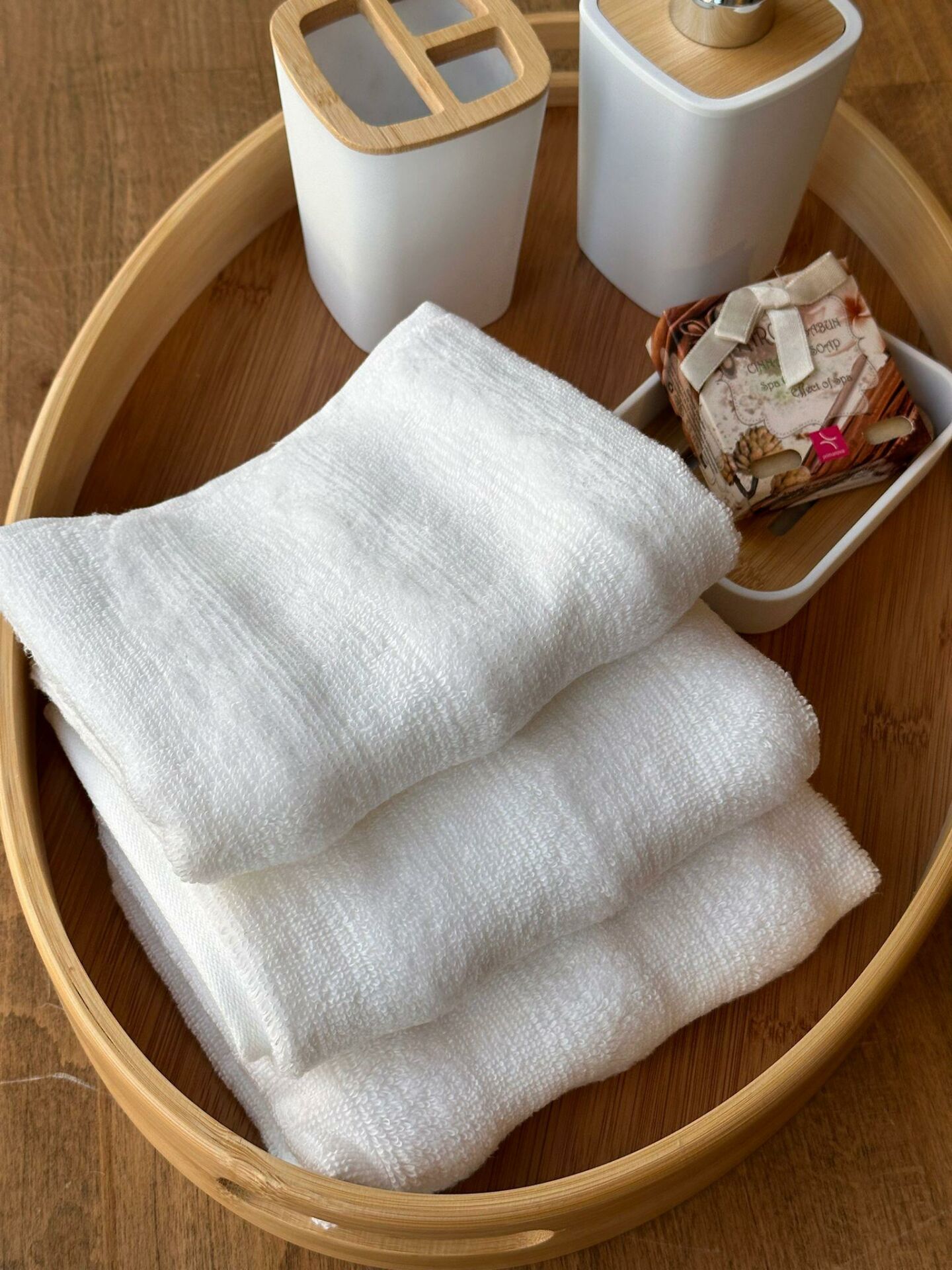 White bamboo towels hotsell