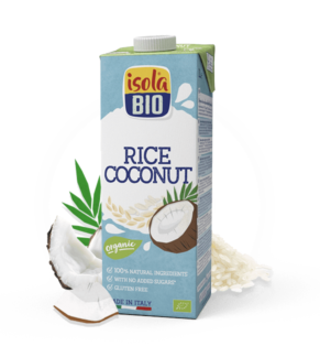Organik Glutensiz ve Şeker İlavesiz Hindistan Cevizi İçeceği (Pirinçle Tatlandırılmıştır) -1000 ml