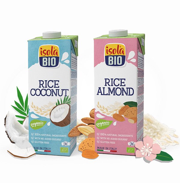 KAMPANYALI Organik Glutensiz  Hindistan Cevizi İçeceği (Pirinçle Tatlandırılmıştır) 1000 ml + Organik Glutensiz Badem İçeceği (Pirinçle Tatlandırılmıştır) 1000 ml.