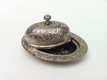 Gümüş Lokumluk oval (6.5 x 9 cm)