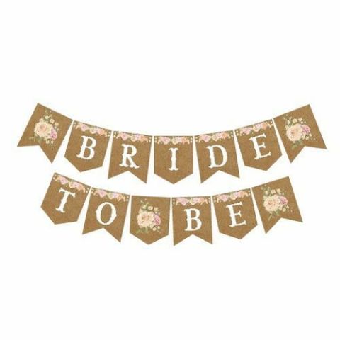 Bride To Be Kraft  Banner