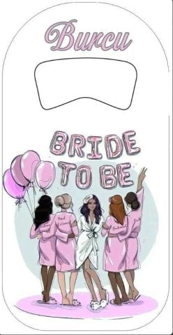Bride To Be Baskılı Dikdörtgen Açacak