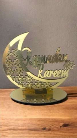 Ramadan Kareem Yazılı Masa Üstü Ramazan Dekor