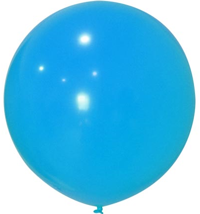 3 LÜ BALON JUMBO DÜZ 24 İNC MAKARON MAVİ