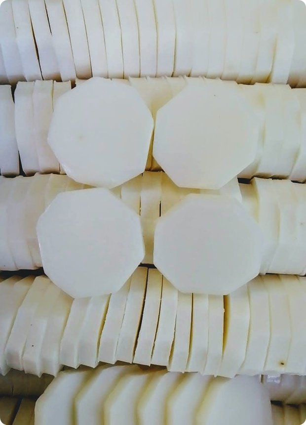 AltıGen Köşeli Kokulu Beyaz Sabun (5,5cm)