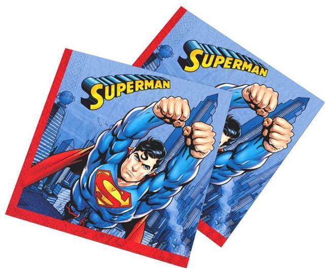 16 Lı Superman / Süpermen Kağıt Peçete