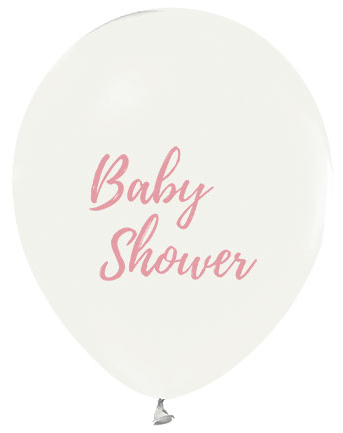 100 LÜ BALON ŞEFFAF BABY SHOWER PEMBE