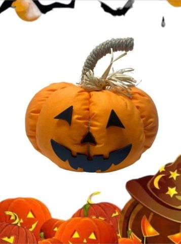 Orta Boy Cadılar Bayramı & Halloween Balkabağı Yastık