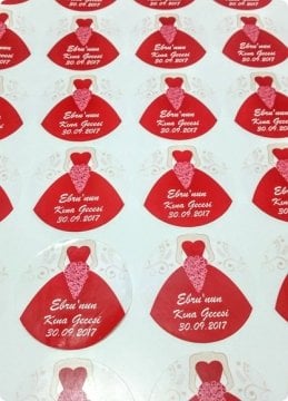 Kişiye Özel ; Tasarım-Baskı-Kesim Sticker Etiket