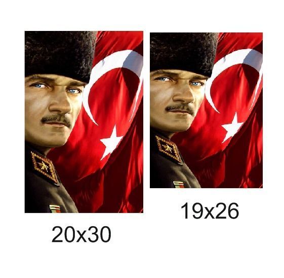 Parlak Asetat Atatürk Posteri