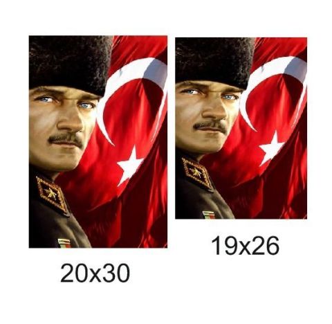 Parlak Asetat Atatürk Posteri