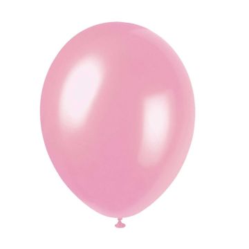 10 Lu Baskısız 12'' İnç Metalik/Sedefli Balon Pakedi