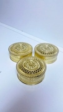 12 li Yuvarlak Pvc Kutu (4,5 cm)