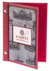 Kod: 0174 Vidalı Plakalı İstanbul Model Menü Kabı (17x23 cm)