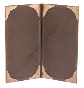 Kod: 0186 Vidalı Hanedan Model Metal Plakalı Menü (19x32 cm)