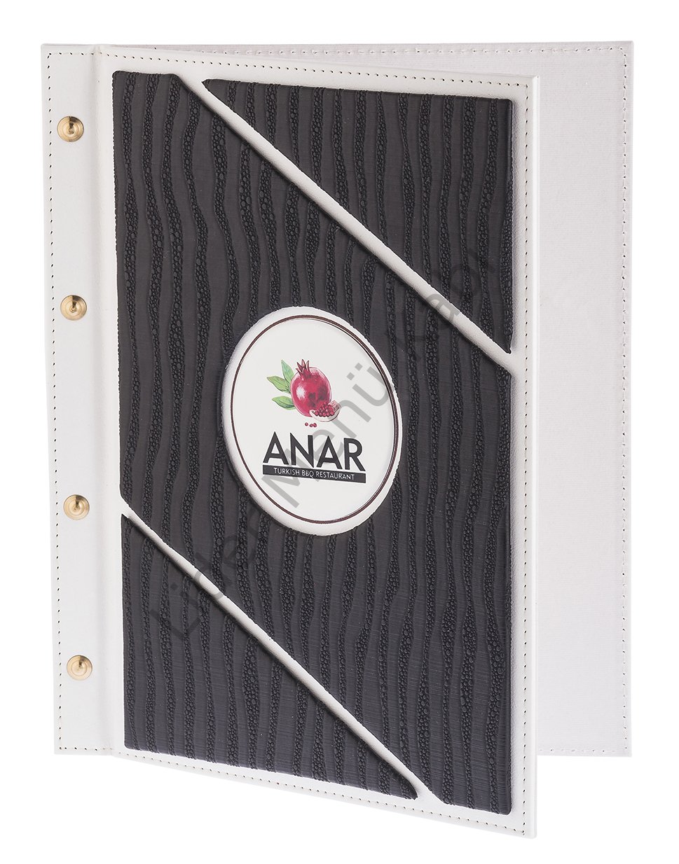 Kod: 191 Vidalı Kesik Model Oval Plakalı Menü Kabı (Görsel Ebat: 26x32 cm)