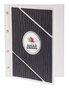 Kod: 191 Vidalı Kesik Model Oval Plakalı Menü Kabı (Görsel Ebat: 26x32 cm)