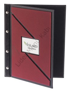 Kod: Set 06 Vidalı Parçalı Desen Metal Plakalı Menü Seti