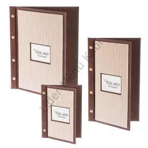Kod: Set 07 Vidalı Dalga Model Metal Plakalı Menü Seti