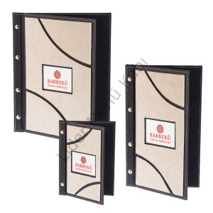 Kod: Set 09 Vidalı Parçalı Desen Metal Plakalı Menü Seti