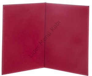 Kod: 11001 Vidalı Kesik Model Metal Plakalı Menü Kabı (Görsel Ebat: 26x32 cm)