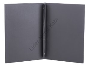 Kod: 0218 İçten Vidalı Kabartma Baskılı Menü Kabı (23x32 cm)