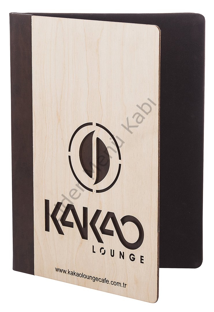 Kod: 0506 Ahşap İçten Vidalı Menü Lazer Kesim (23x32 cm)
