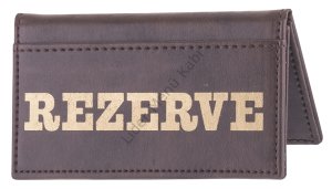 Kod: 706 Deri Masa Rezervelik (Ebat: 8x17 cm) (Yaldız Baskılı)