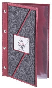 Kod: 11016 Vidalı Plakalı Menü Kabı (Ebat: 19x32 cm)