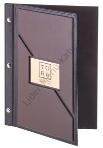 Kod: 11018 Vidalı Plakalı Menü Kabı (Ebat: 26x32 cm)