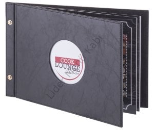 Kod: 11020 Vidalı Plakalı Yatay Menü Kabı (32x22 cm)