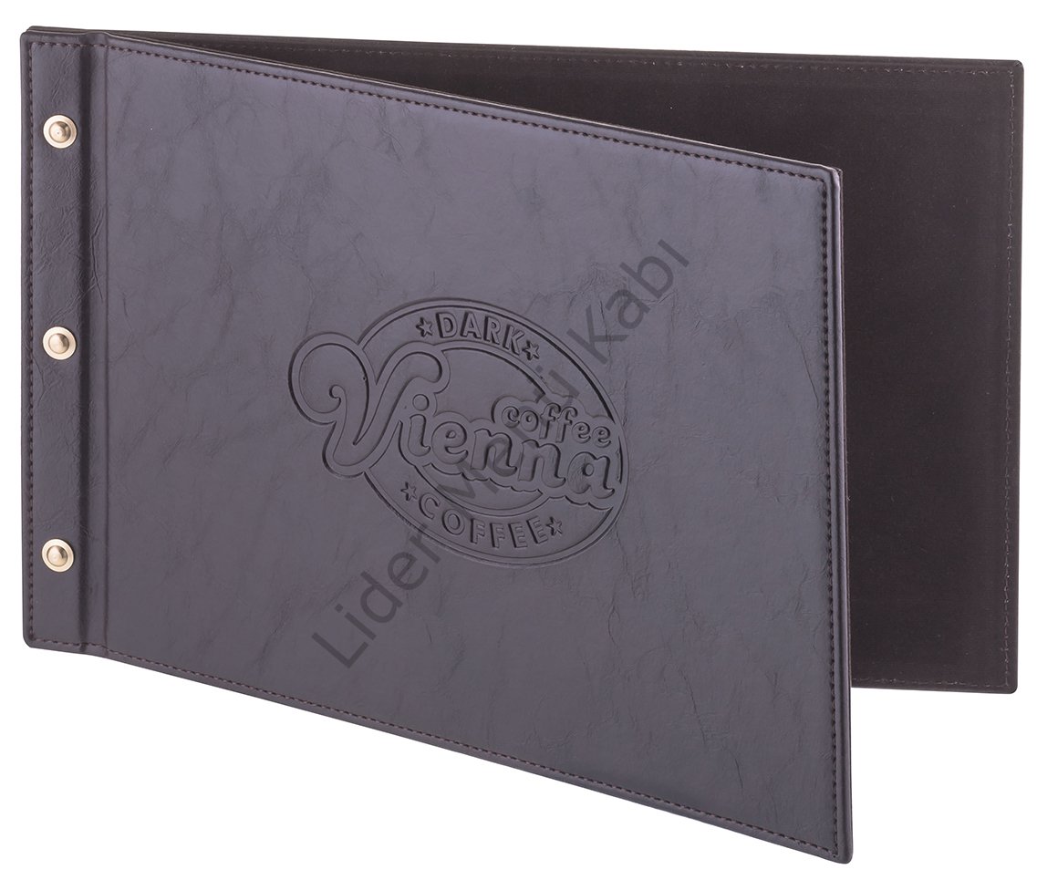 Kod: 11024 Vidalı Yatay Menü Kabı Bordo (32x22 cm)