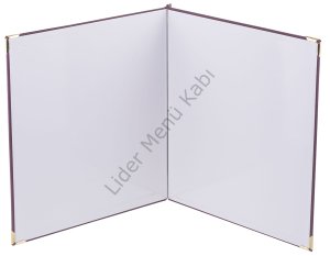 Kod: 11026 Vidalı Cilt Bezi Menü Kabı (29x28 cm)