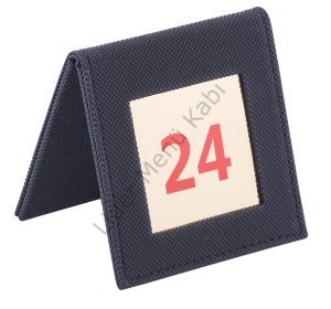Kod: 0712 Deri Numaratörlük Metal Pencereli (12x7 cm)