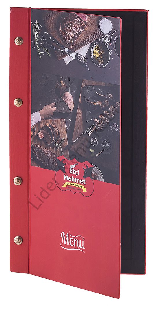 Kod: 11065 Vidalı Ofset Menü Kabı (18x35 cm)