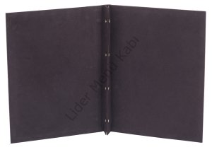 Kod: 0529 Ahşap İçten Vidalı Menü Lazer Kesim Özel Boyalı (23x32 cm)