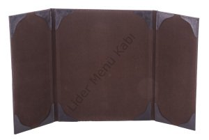 Kod: 0242 Çift Kapaklı Metal Baskılı Menü Kabı (27x32 cm)