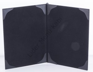 Kod: 0247 Vidalı Düz Model Varak Baskılı Menü (26x32 cm)
