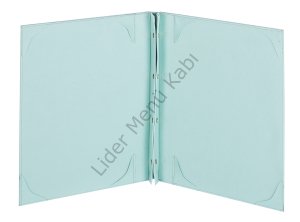 Kod: 0266-A İçten Vidalı Serigraf+Gofre Baskılı Menü Kabı (26x32 cm)