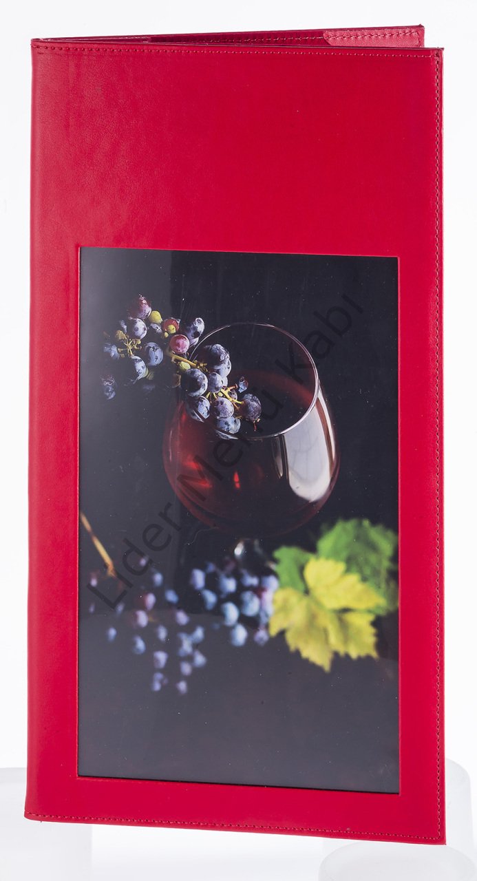 Kod: 0233-A İçten Vidalı Özel Menü Kabı (23x32 cm)
