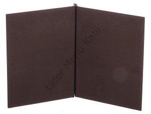 Kod: 0271 Vidalı Metal Plakalı Menü Kabı (26x32 cm)