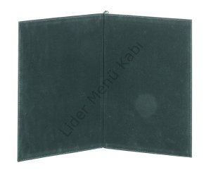 Kod: 0272 Vidalı Metal Plakalı Menü Kabı (22x30 cm)