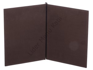 Kod: 0273 Vidalı Plato Model Metal Baskılı Menü (21x26 cm)