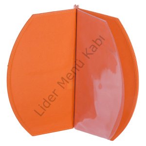 Kod: 130-D Vidalı D Model Metal Baskılı Menü (19x32 cm)