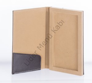 Kod: 872 Metal Plakalı Deri Hesap Sümeni (12x20 cm)