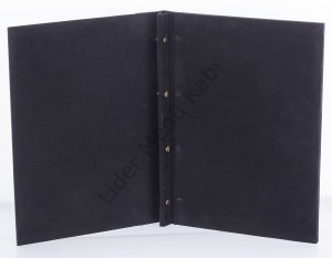 Kod: 0701 Ahşap İçten Vidalı Lazer Kazımalı Menü Kabı (Ebat: 23x32 cm)