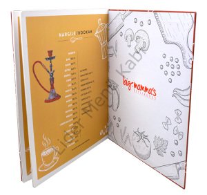 Kod: 11200 Ofset Sert Kapak Menü Kabı (25x25 cm)